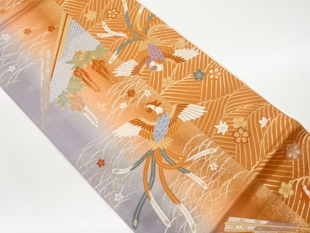 JAPANESE FUKURO OBI / WOVEN PHOENIX